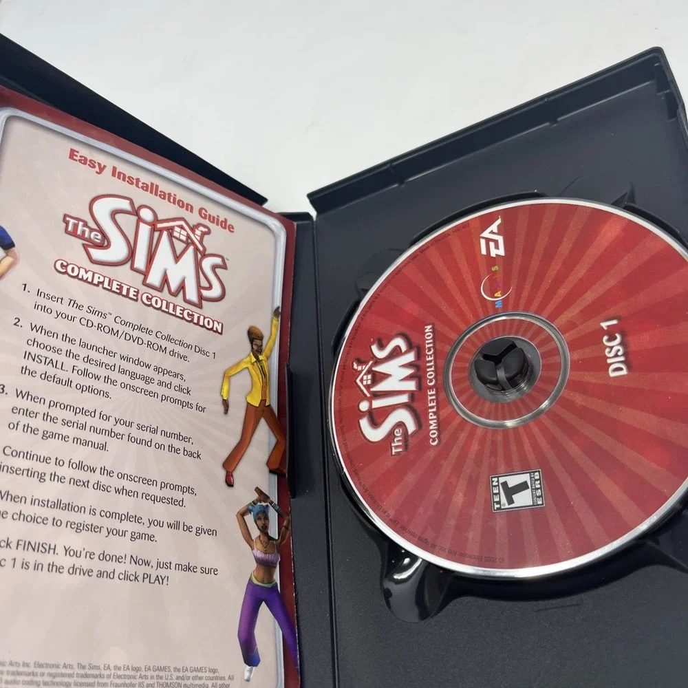 Sims: Complete Collection (PC: Windows, 2005) 4 Discs And Manual